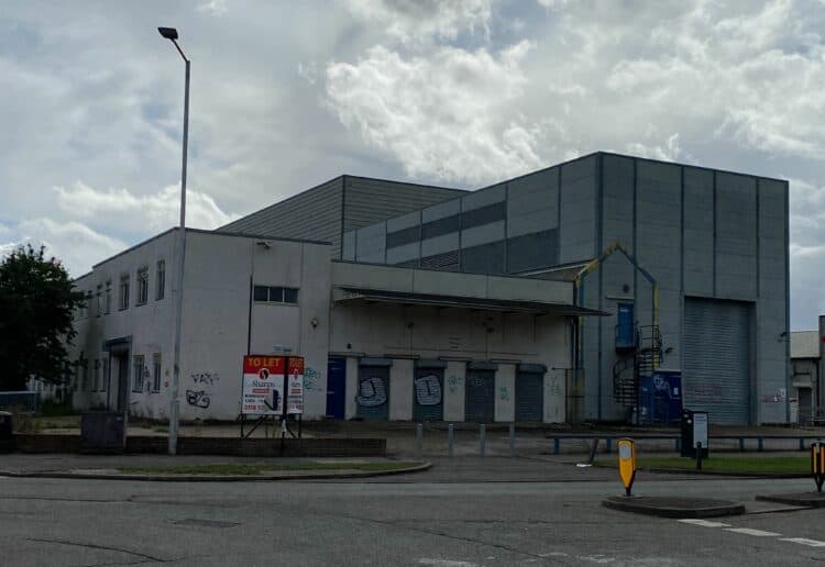 The former offices of the Reading Evening Post, where the paper used to be printed. Picture: Phil Creighton