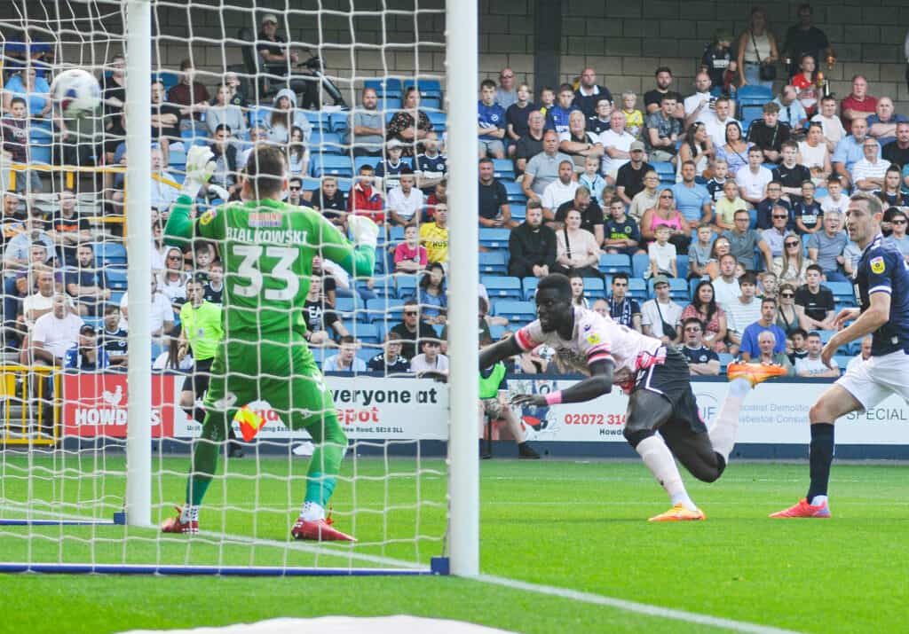 Millwall v Reading - Naby Sarr netted on his debut for the Royals Pictures: Steve Smyth