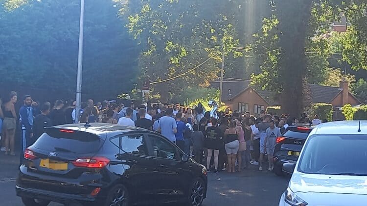 More than 50 people have gathered to pay respects to the victim of the incident which took place on Pierces Hill last week, who died in hospital on Tuesday, August 9.