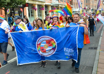 The Reading Pride parade
