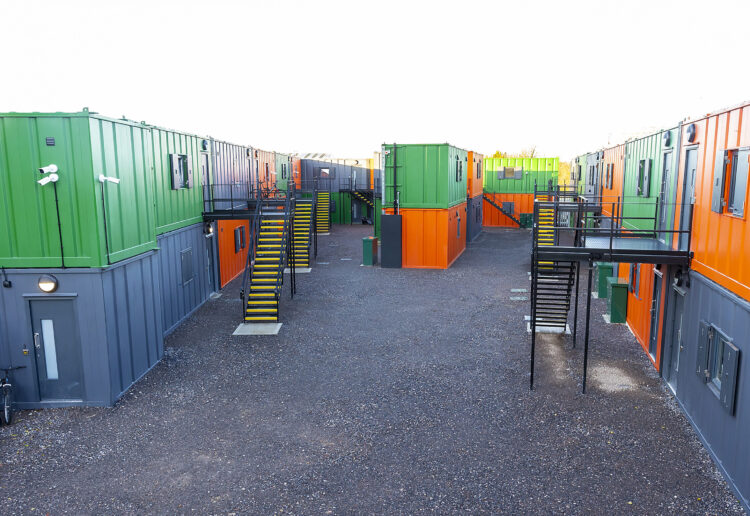 The council's previous work to tackle rough sleeping includes 40 modular homes installed in 2021. Picture: Stewart Turkington, courtesy of Reading Borough Council.