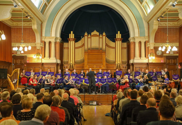 Trinity Concert Band will be taking to the University of Reading's Great Hall to play a selection of well-known classics, Julie Giroux's To Walk with Wings and a world premiere of Len Tyler's 'Trinity Suite'. Picture: Trinity Concert Band