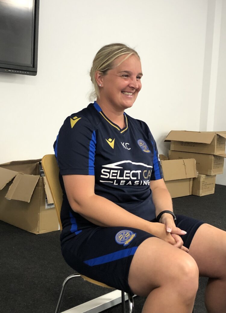 Reading FC Women's manager Kelly Chambers