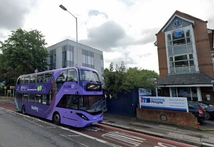 Kings Road Reading. The site for the planned 14 apartments is currently derelict. Picture: Google Maps