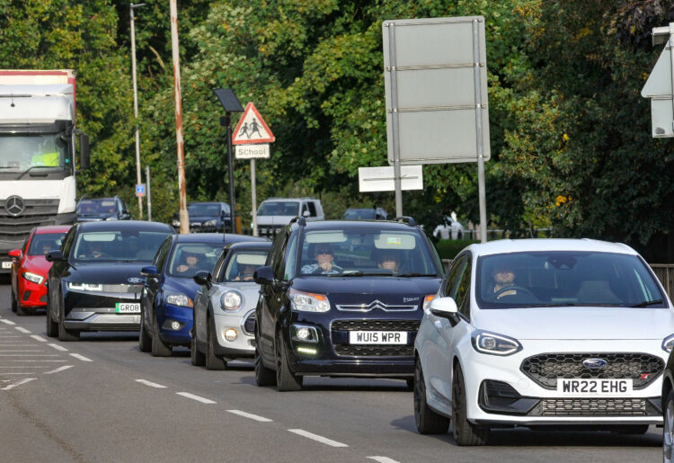 The Traffic Nightmare in Reading over the weekend. Picture: Steve Smyth
