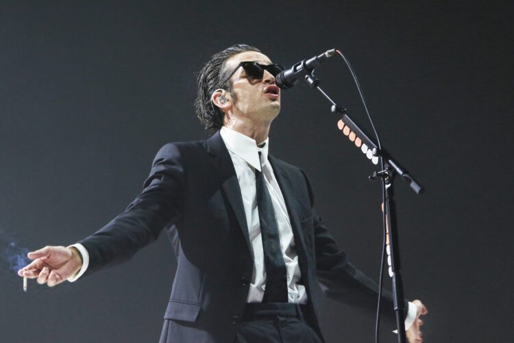 Matty Healy of The 1975, headlining on Main Stage East. Picture: Dijana Capan/DVision Images