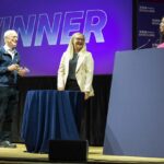 Remap Berkshire Makeability accepts their award. Picture: Laura Bennetto, Courtesy of BBC Berkshire