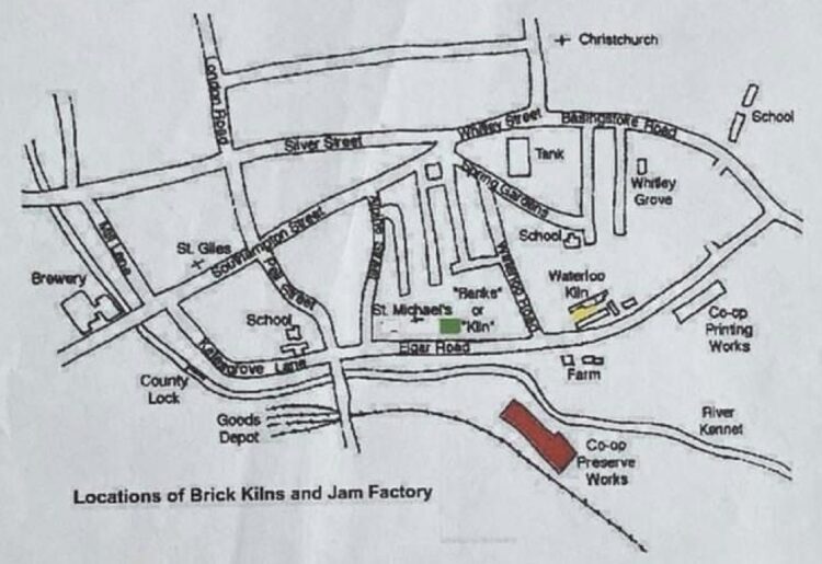 This map shows some of Whitley and Katesgrove's most historic production sites. Picture: Whitley Community Museum