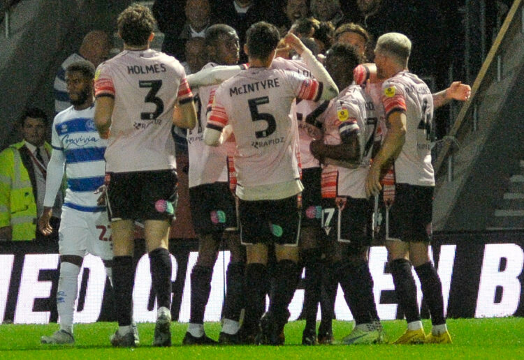 Reading FC conceded on the 84th minute to lose 2-1 at QPR on Friday night. Picture: Steve Smyth