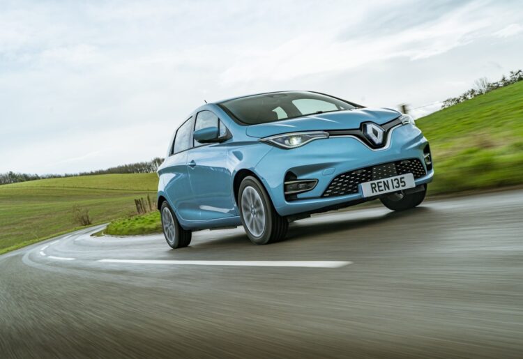Renault's electric car the Zoe is the most popular subscription car in Reading according to Wagonex