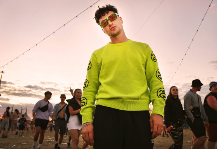 Dan D'Lion ahead of his performance at the BBC Introducing stage at Reading Festival, 2022. Picture: Dijana Capan/DVision Images