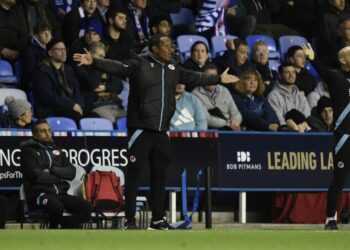 Paul Ince saw his side spurn a three-goal lead against Swansea on Tuesday evening. Picture: Luke Adams