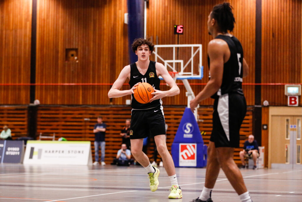 Jermiah Jenkins of Reading Rockets. Worthing Thunder VS Reading Rockets in NBL action [23/10/22] Pictures: Luke Simcock