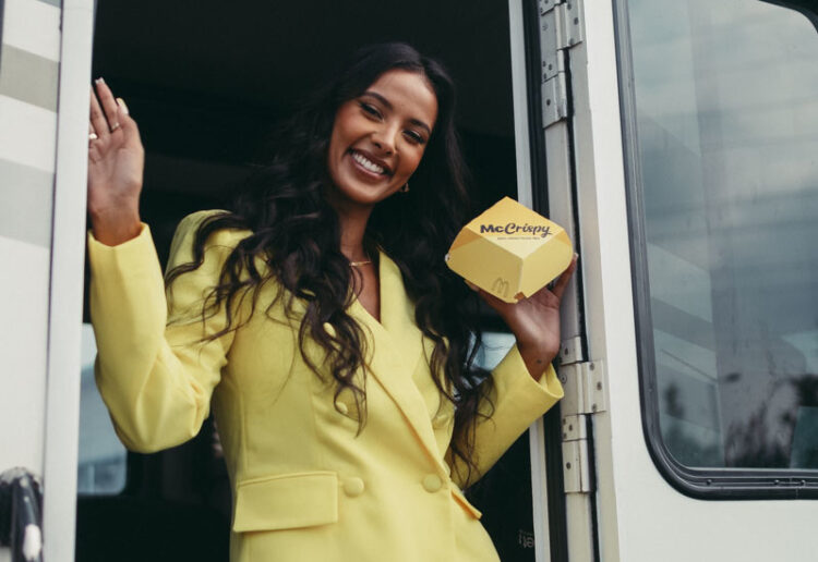 Celebrities enjoy McDonald's new McCrispy