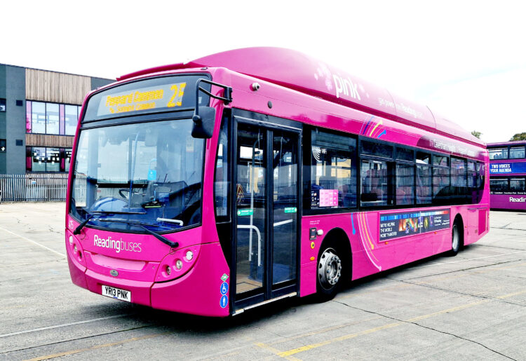 Caversham's new-look Pink buses Picture: Reading Buses