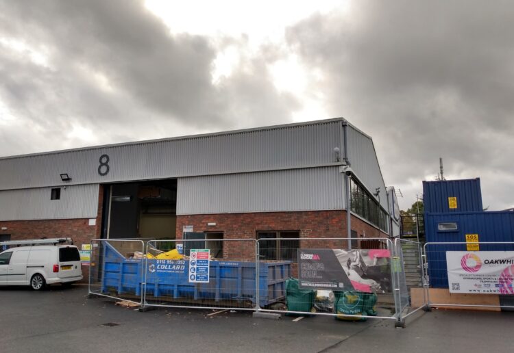 The home to The Climbing Hanger is in Stadium Way Industrial Area Picture: Local democracy reporting service