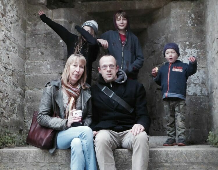 Emma Bowen, Nick Garnett and their five children, three of which appear in this picture, were served with a Section 21 no-fault eviction from their home of 26 years despite paying over £200,000 to the Mapledurham Estate. Picture: Nick Garnett
