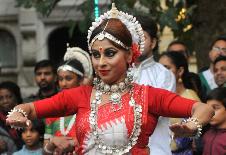 Performers treated crowds to traditional dances as part of the celebrations. Picture: Steve Smyth