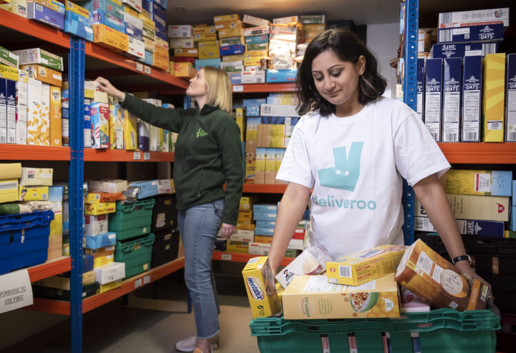 Deliveroo has partnered with the Trussell Trust Picture: Deliveroo