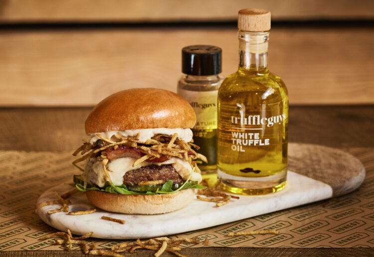 Honest Burgers is serving a Truffle Burger as its November special Picture: Steve Ryan