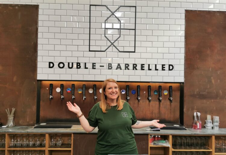 Double-Barrelled Brewery co-founder and managing director, Lucie Clayton-Jones Picture: Natalie Burton