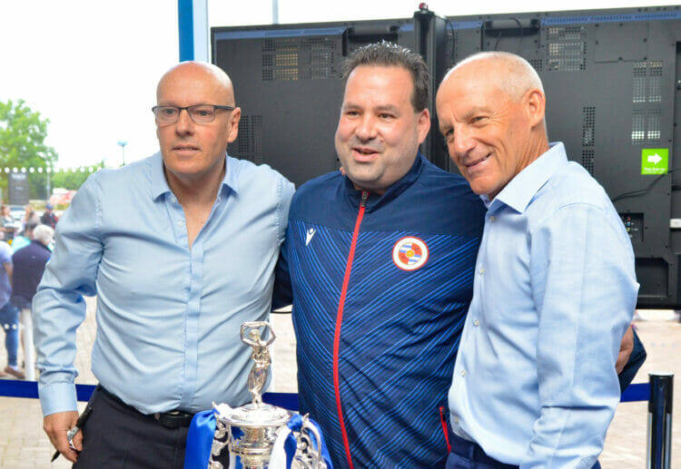 Reading FC Legends game - Brian McDermott and Steve Coppell