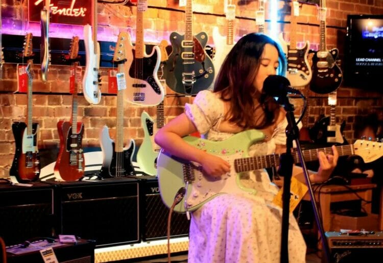 Henjila kicked the show off to a breezy start with her style of bubblegum pop. Picture: Tom Ross