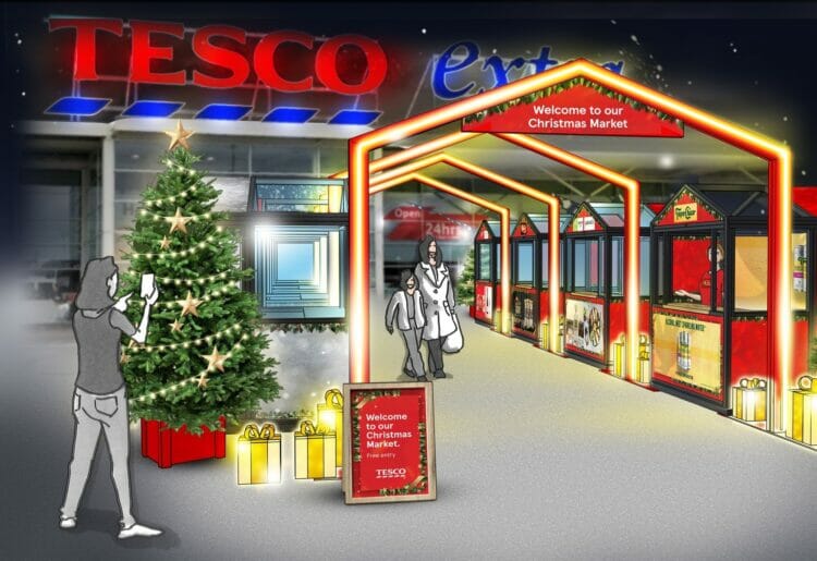 Tesco is bringing its Christmas market to Reading