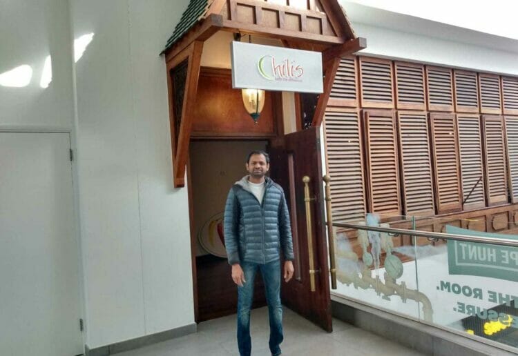 Anjan Vonteddu, manager of Chilis restaurant, which is taking over from the old Art of Siam in the upper level of The Village mall in Reading. Picture: Local Democracy Reporting Service