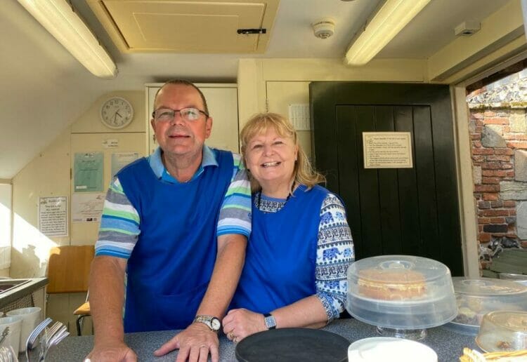Volunteers at the The Caversham Court Tea Kiosk which has been raising funds on a monthly basis Picture: Sue Ryder