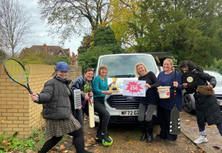 Teaming up with a number of other sight loss charities, Berkshire Vision is inviting members of the public to take part in the Take On 250 challenge. Picture: Courtesy of Berkshire Vision