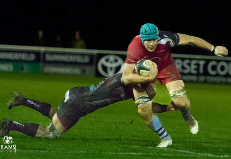 James McRae tries to shrug off a tackler Pictures: Tim Pitfield