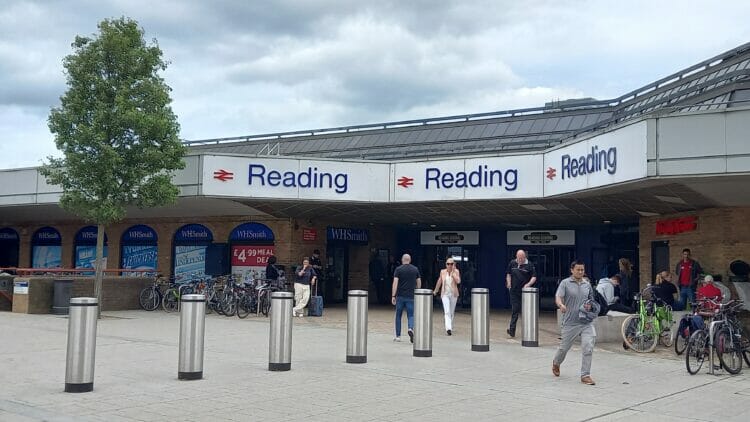 Severe travel disruption is expected across the rail network during four 48-hour strikes in December and January. Picture shows Reading Train Station, taken by Jake Clothier