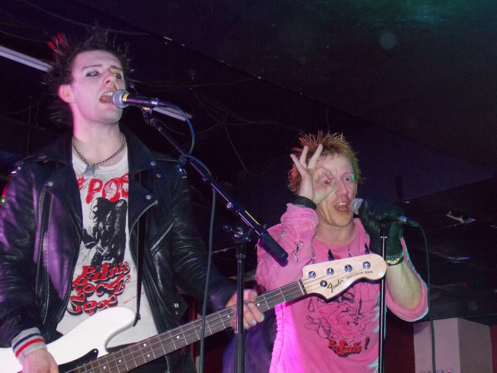 Totally BlondSex Pistols Exposé performing at The Face Bar, Saturday, October 29. Picture: Jake Clothierie performing at The Face Bar, Saturday, October 29. Picture: Jake Clothier