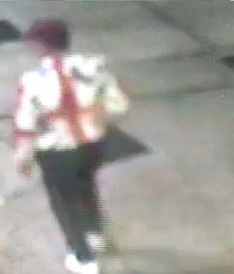 Police are seeking the man pictured in connection with a serious assault, in which the offender, a man, seriously assaulted a man in his forties and a woman in her thirties by kicking and stamping on them.