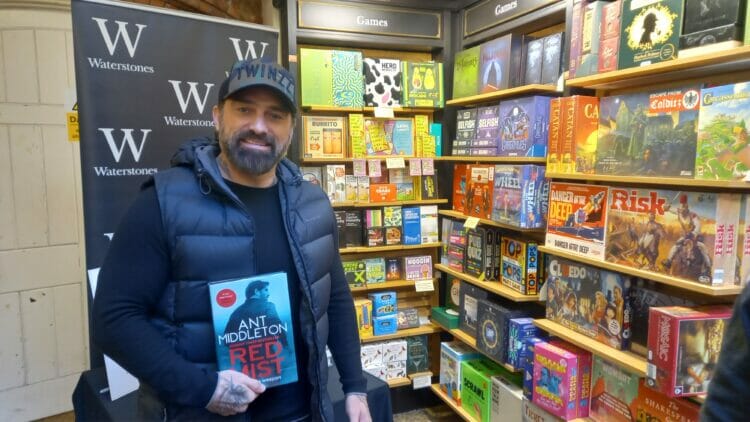 Ant Middleton met fans at Waterstones, Broad Street, and signed copies of his books. Picture: Jake Clothier