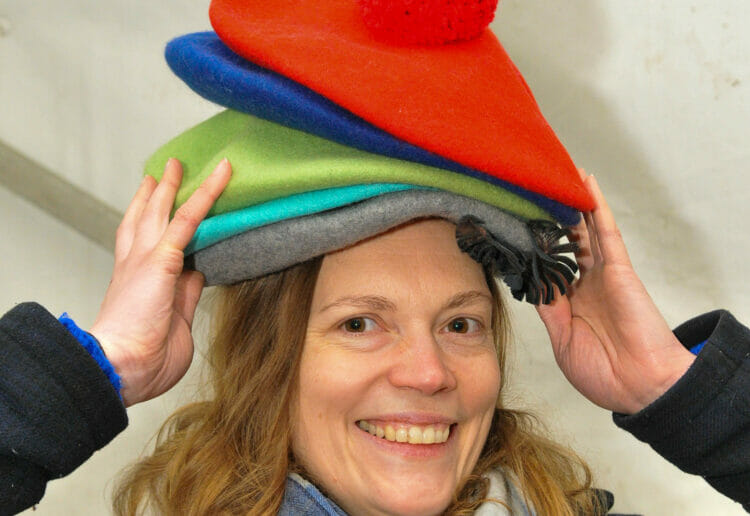 The Small Business Indie Craft Market in Reading on Sunday.

Martha Mcallister with some beres that are made by Adrienne Henry.