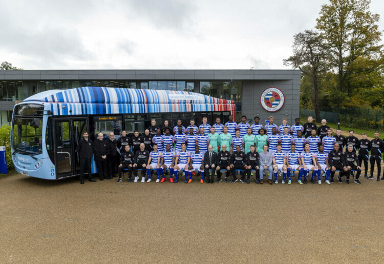 Prices to use matchday services are set to increase from this Saturday when the Royals take on Coventry. Picture courtesy of Reading Buses