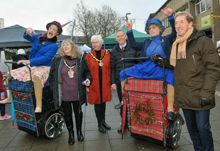 Woodley Town Centre Winter Extravganza on Sunday.