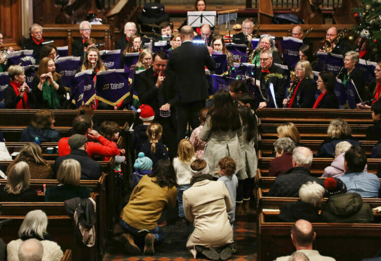 Trinity Concert Band gave a Christmas concert at Reading Minster Church on Saturday, December 10 Picture: Dijana Capan/DVIsion Images