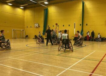 Tip off in Division 2 South between Kings II and Ballers