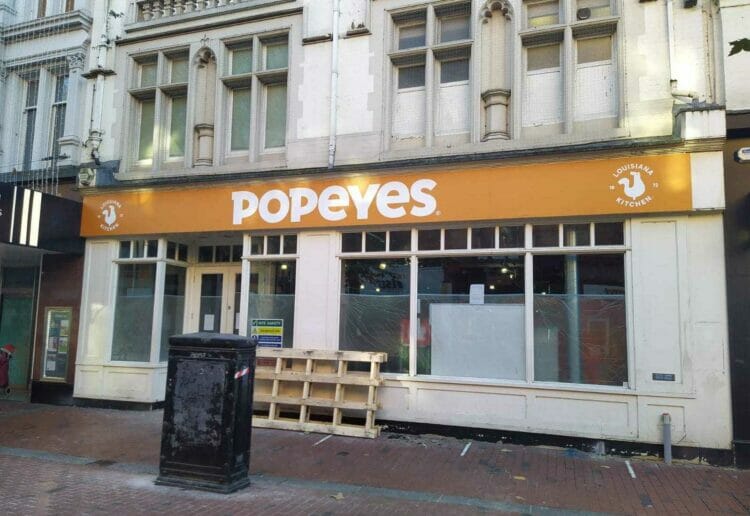 Popeyes coming to Broad Street in Reading, next to John Lewis, in the near future. Picture: Local Democracy Reporting Service