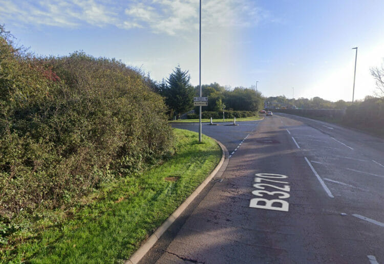 The B3270 with its junction with Whitley Wood Lane Picture: google maps