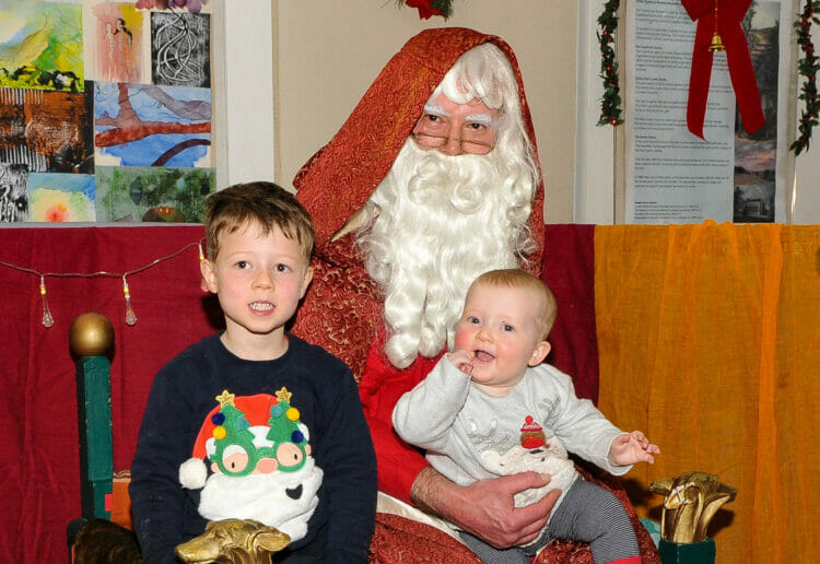 The Victorian Christmas Event at Reading Museum.

The Victorian Santa with Ollie (4) & Ava Evans (8 months).