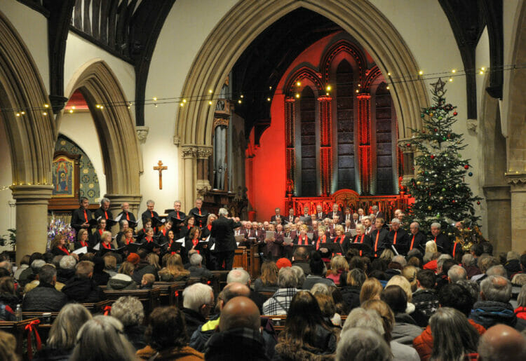 The Christmas Concert in Reading Minster on Saturday evening.