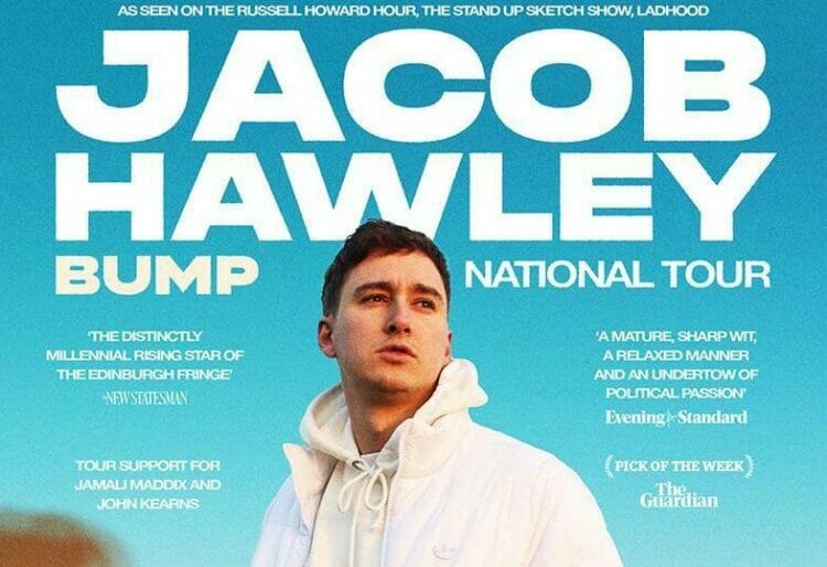 Jacob Hawley's tour Bump will hit The Purple Turtle in March. Picture: Publicity courtesy of What's On Reading