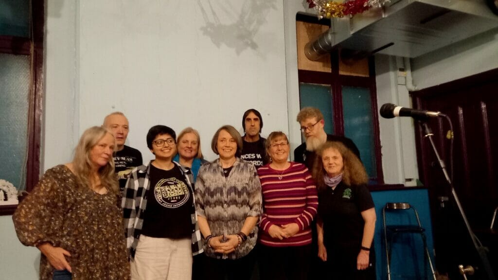 Winners of the monthly heats went on to compete as finalists, with two rounds of competition followed by a final round of the top three poets. Picture: Jake Clothier