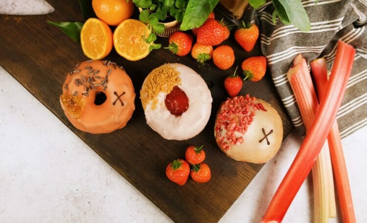 CrossTown is serving vegan doughnuts exclusively through Deliveroo this January.