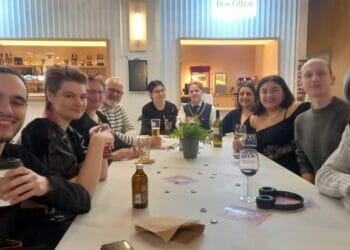 Friends of Iota Events gathered to celebrate the first anniversary at The Biscuit Factory, which organiser Big Jay says was one of the places which gave them the inspiration for the business. Picture: Jake Clothier