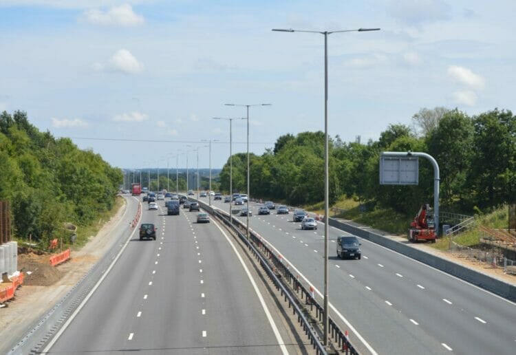 Parts of the M4 will be closed this weekend Picture: Phil Creighton